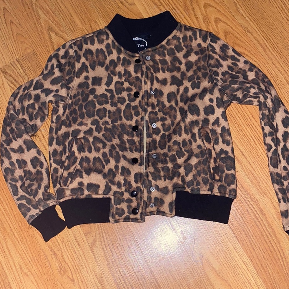 Cheetah print bomber jacket cheetah